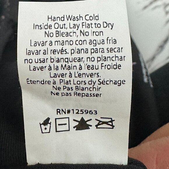 NWOT -Alloy Ombre High Waisted Midi Legging, Black Gunmetal Speckle  - Size L - Picture 9 of 11